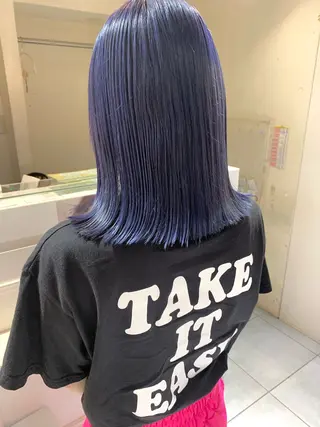 カラー 鈴木 花菜のヘアスタイル