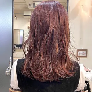 セミロング カラー ヘアアレンジ 【ダメージレス施術】 【透明感】北村 拓也のヘアスタイル