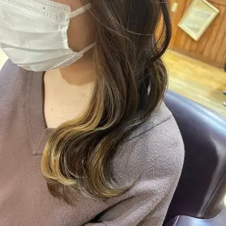 ロング カラー 広瀬 遥香のヘアスタイル