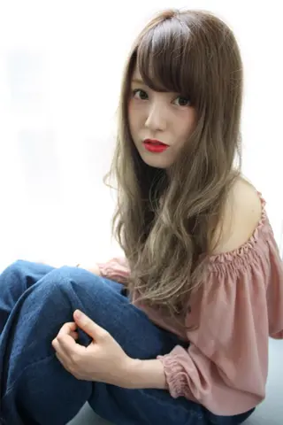 ロング カラー パーマ tuuli トゥーリのヘアスタイル