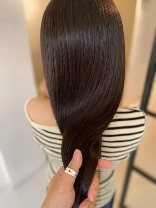 ロング カラー 平田 健一のヘアスタイル