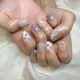 ネイル 藤原 胡桃のネイルデザイン