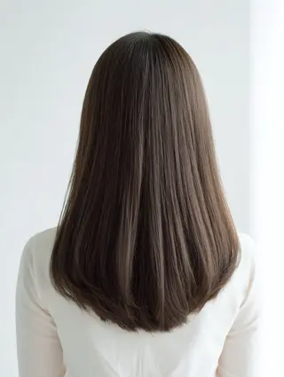 セミロング カラー 松本 桜のヘアスタイル