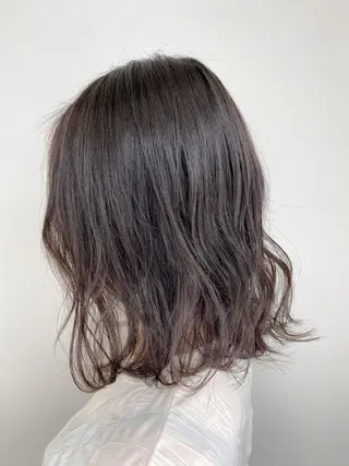 ミディアム カラー 【透明感、艶髪】西村 有司のヘアスタイル