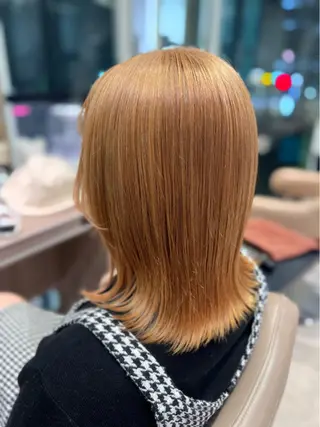 セミロング カラー 銀座/カラー 🎀momo🎀のヘアスタイル