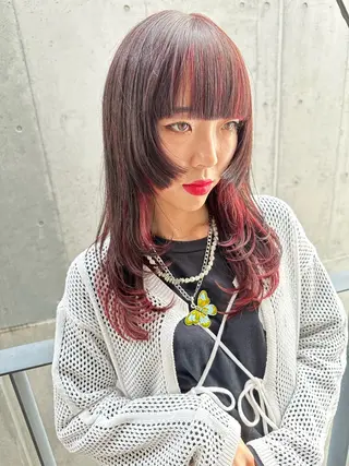 セミロング カラー 透明感・トレンドヘア 🫧齋藤拓未🫧のヘアスタイル