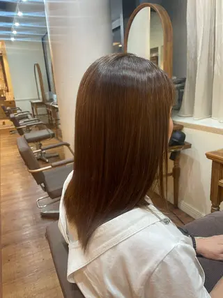 セミロング うる艶レイヤー/ 店長💎まな💎のヘアスタイル