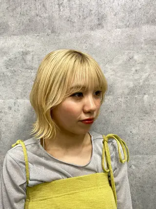 カラー Riho/髪質改善/ 透明感カラー🥣🤍のヘアスタイル