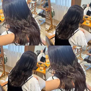 ロング カラー RINNO🌷艶髪/ 艶カラー/縮毛矯正のヘアスタイル