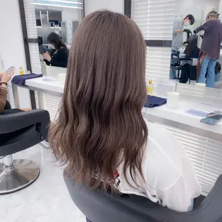 セミロング カラー パーマ ヘアアレンジ メンズ キッズ ネイル マツエク・マツパ アイブロウ ウルフ&レイヤー特化 まとまる美髪矯正のヘアスタイル