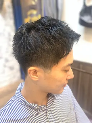 メンズ フリーランス理美容師 いさかのヘアスタイル