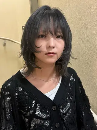 ミディアム 🍓mito/ ブリーチ/カラー🍓のヘアスタイル