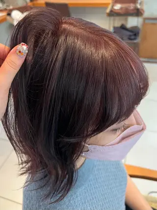 ショート カラー かわの ももな 💜ྀིのヘアスタイル
