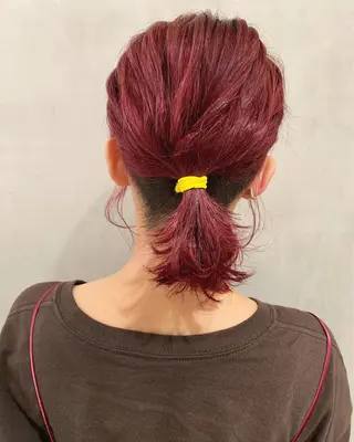 ショート カラー ヘアアレンジ 優作 〜圧倒的信頼〜のヘアスタイル