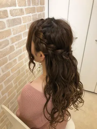ロング ヘアアレンジ 新宿ヘアセットメイク Asa-mのヘアスタイル