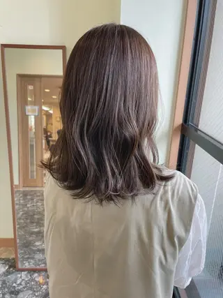 セミロング カラー 髪質改善とカラー特化 ✨Hito.nowaのヘアスタイル
