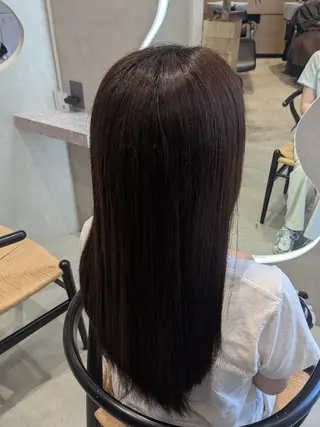 ロング カラー 古屋 美春のヘアスタイル