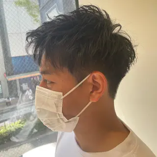 ショート メンズ すげさやか ✨メンズカットパーマのヘアスタイル