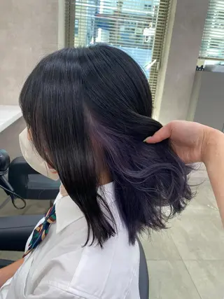 ロング カラー ヘアアレンジ キッズ TRU Shino🦋のマツエク・マツパデザイン