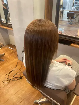セミロング うる艶レイヤー/ 店長💎まな💎のヘアスタイル