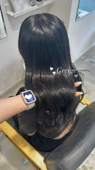 ロング 艶カラー/韓国風ヘア 🩵shioneのヘアスタイル