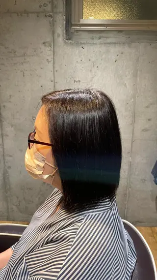 ミディアム カラー 大 場のヘアスタイル