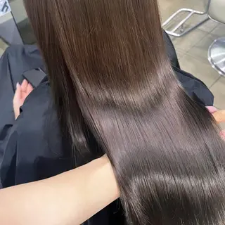 ロング カラー uni 江坂🦋 木下風子のヘアスタイル