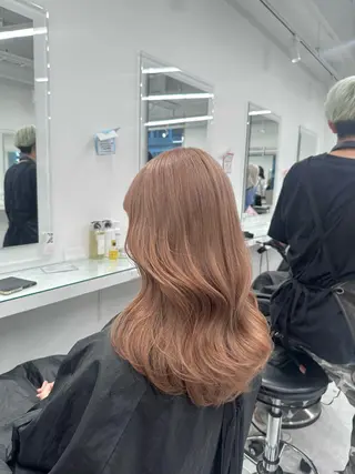 ロング カラー 韓国ヘア🇰🇷🎀 みきのヘアスタイル