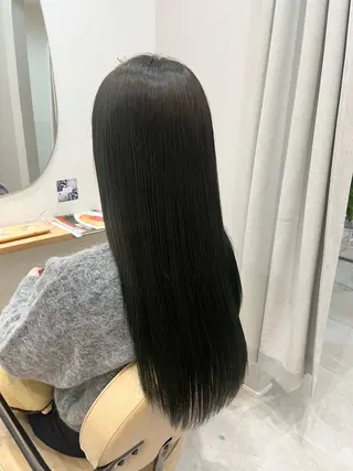 ロング 加藤 明香里のヘアスタイル