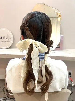 セミロング Mila misakiのヘアスタイル