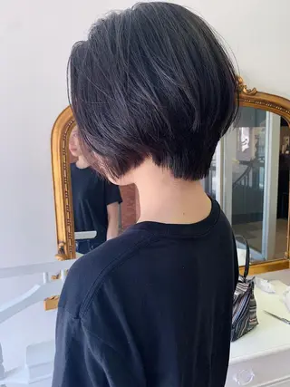 ショート 丹羽大喜 縮毛矯正/美髪矯正のヘアスタイル
