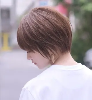 ショート 中顔面短縮 顔まわり新田大翔のヘアスタイル