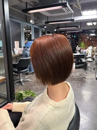 ショート 韓国カラー/縮毛矯正 /レイヤー🫧ユイカのヘアスタイル