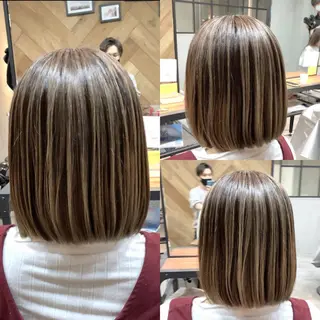ショート カラー リサ tonieのヘアスタイル