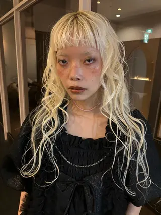 カラー ブリーチなしカラー/ パーマ/おとは🦖♡のヘアスタイル