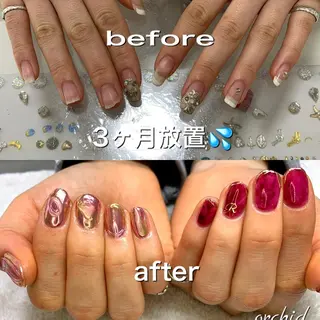 ネイル orchid ♡オーキッドのネイルデザイン