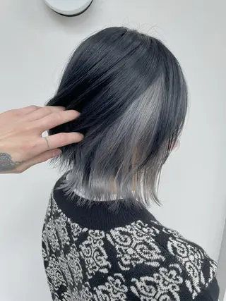 ミディアム 💎韓国カラー Giness坂下巧のヘアスタイル