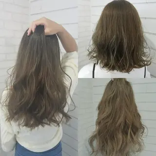 セミロング 今中 小百合のヘアスタイル