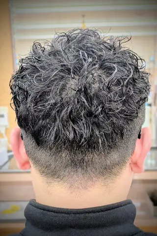 ショート パーマ 理容プラージュ燕三条 福井のヘアスタイル