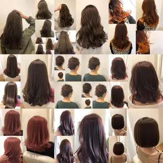 セミロング カラー パーマ ヘアアレンジ メンズ キッズ ネイル マツエク・マツパ MEGUMI megumiのヘアスタイル