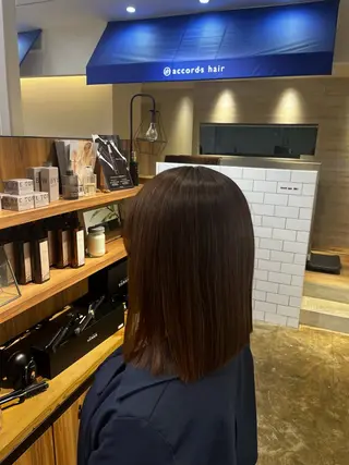 カラー 坂下 かのんのヘアスタイル