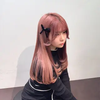 ミディアム 顔周りレイヤー/新宿 /モテ艶カラー/航介のヘアスタイル