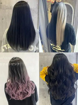 ロング カラー エクステ×ブリーチ 😈一ノ瀬千暁😈のヘアスタイル