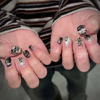 ネイル 𝙃𝙖𝙧𝙪⋆ ˚꩜｡個性派のネイルデザイン