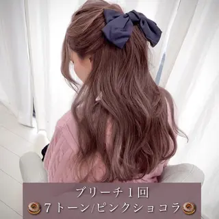 ロング カラー 透明感カラー×小 顔レイヤー♡ヒデさんのヘアスタイル