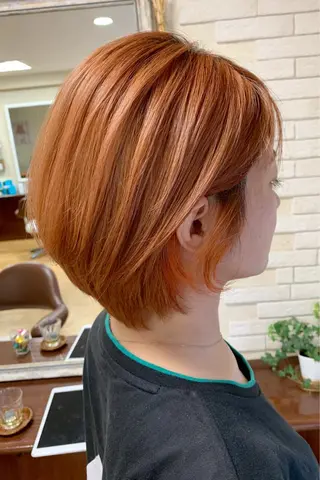 ショート カラー ショート/似合わせ レイヤー/福岡聖容のヘアスタイル