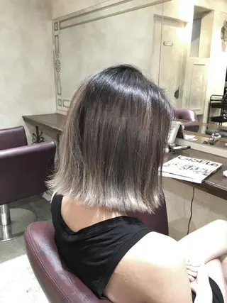 ミディアム 美髪✨髪質改善 &艶カラーmanaeのヘアスタイル