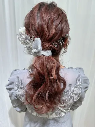 ロング ヘアアレンジ 大阪/ヘアアレンジ /似合わせset💐のヘアスタイル