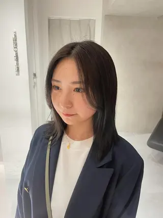 ミディアム 🪞透け感&韓国ヘア 🪞honokaのヘアスタイル