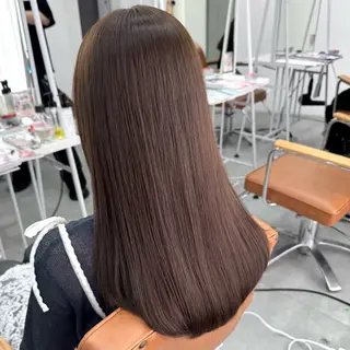 ロング カラー ヘアアレンジ ブリーチなしカラー /新百合ヶ丘/安形翔のヘアスタイル
